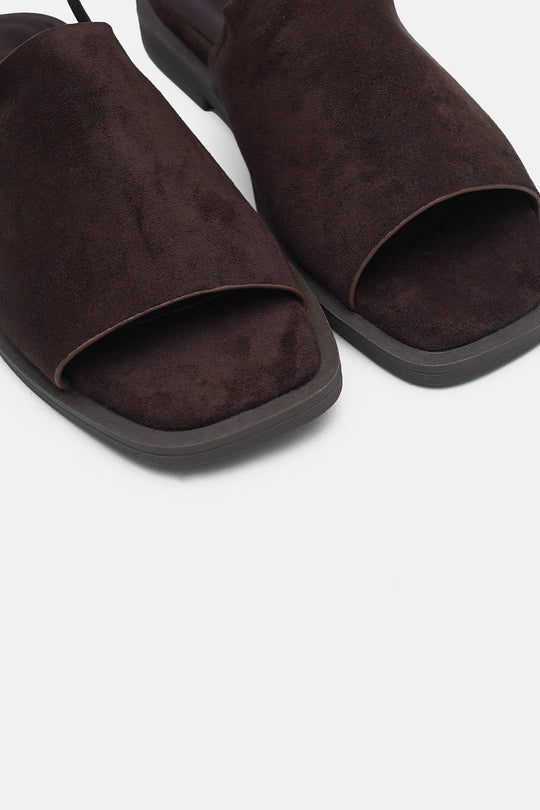COFFEE CABANA WIDE CUSHION SANDALS