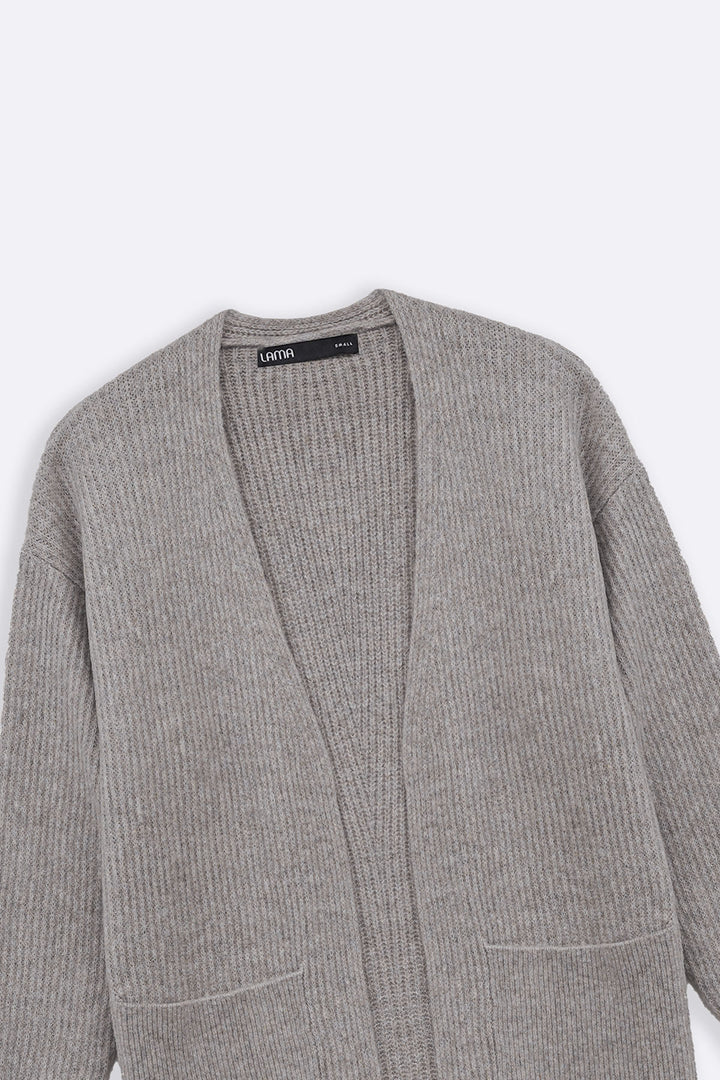 BEIGE VIENNA WOOLY CARDIGAN