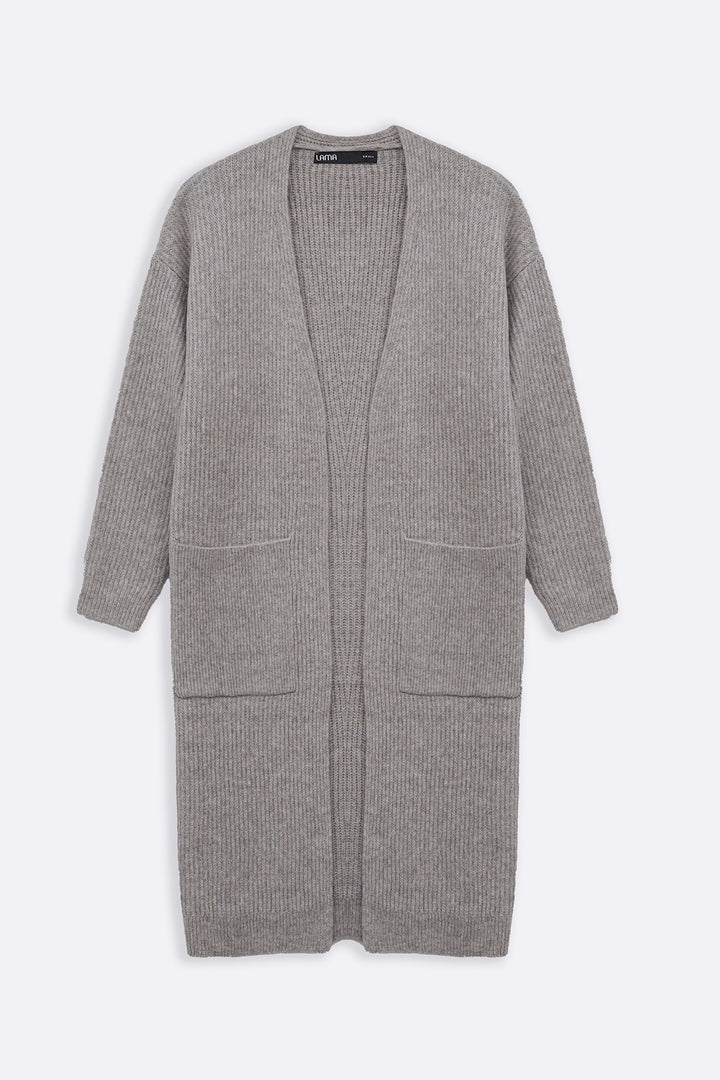 BEIGE VIENNA WOOLY CARDIGAN