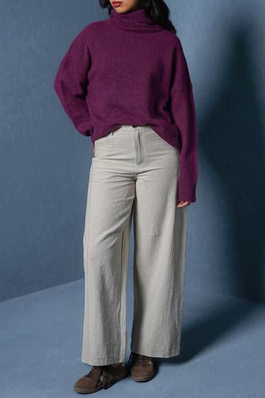PLUM MANHATTAN HIGH NECK SWEATER