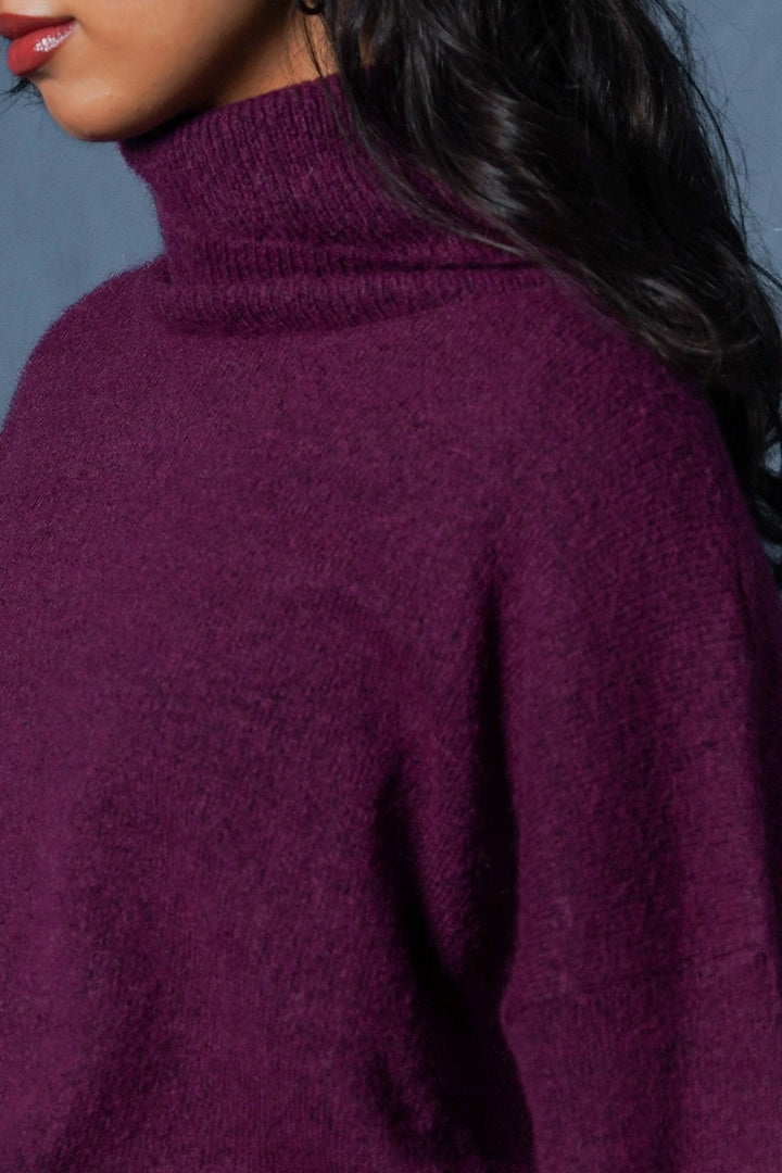 PLUM MANHATTAN HIGH NECK SWEATER