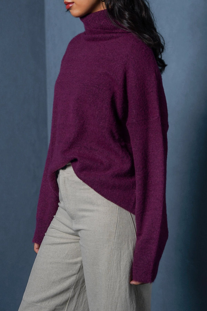 PLUM MANHATTAN HIGH NECK SWEATER