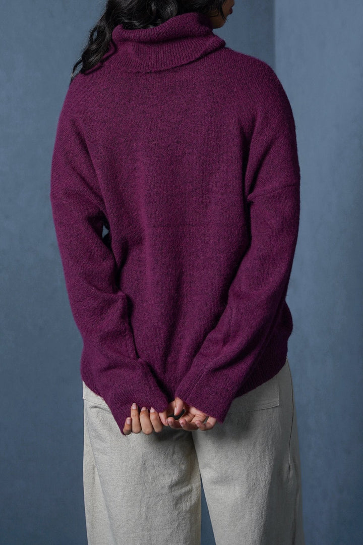 PLUM MANHATTAN HIGH NECK SWEATER