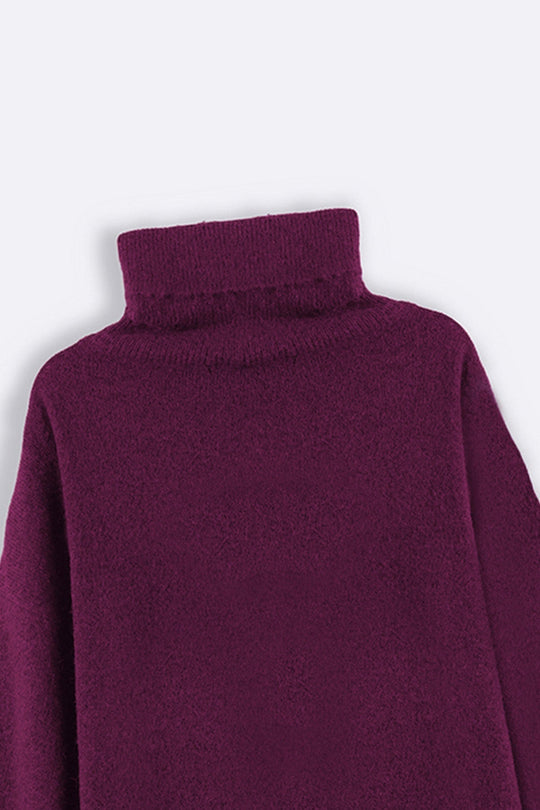 PLUM MANHATTAN HIGH NECK SWEATER