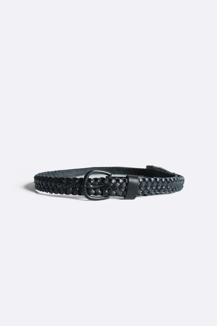 BRAIDED LEATHER BELT