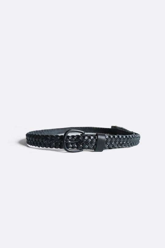 BRAIDED LEATHER BELT