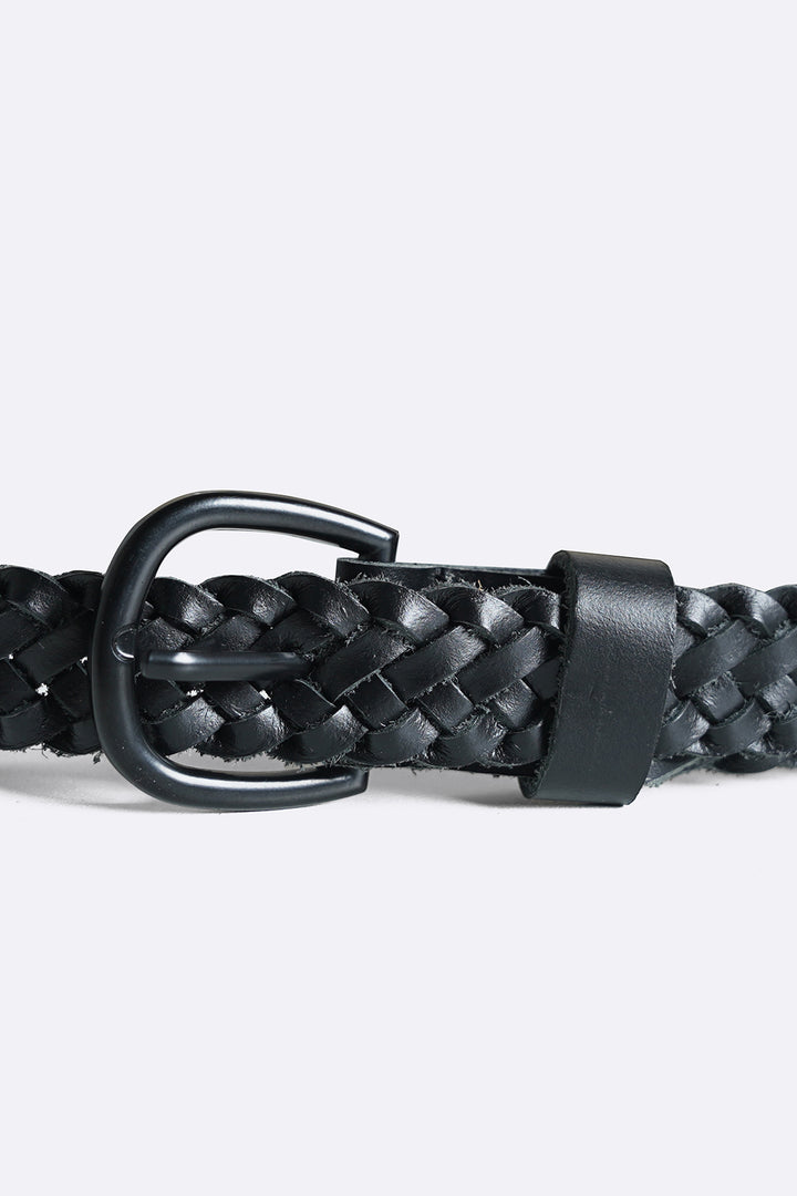 BRAIDED LEATHER BELT