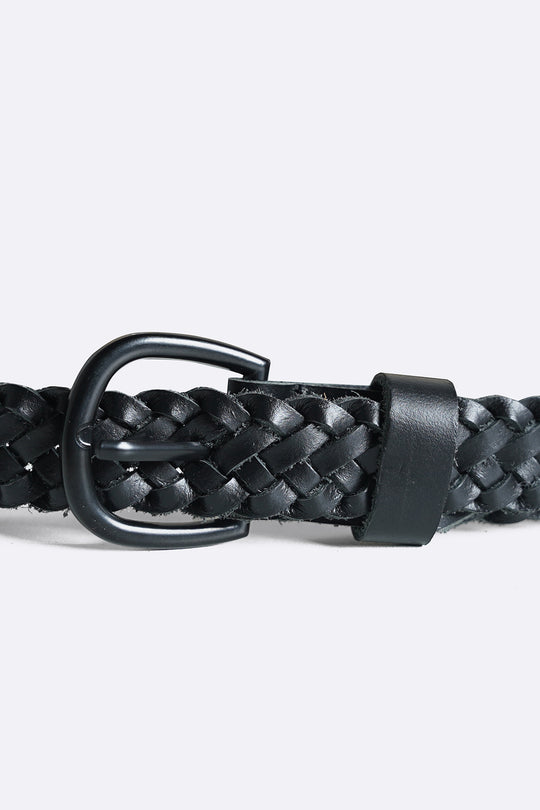 BRAIDED LEATHER BELT
