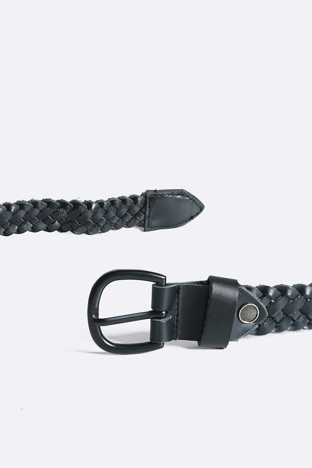 BRAIDED LEATHER BELT