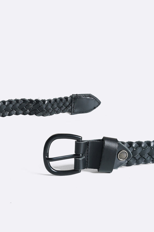 BRAIDED LEATHER BELT