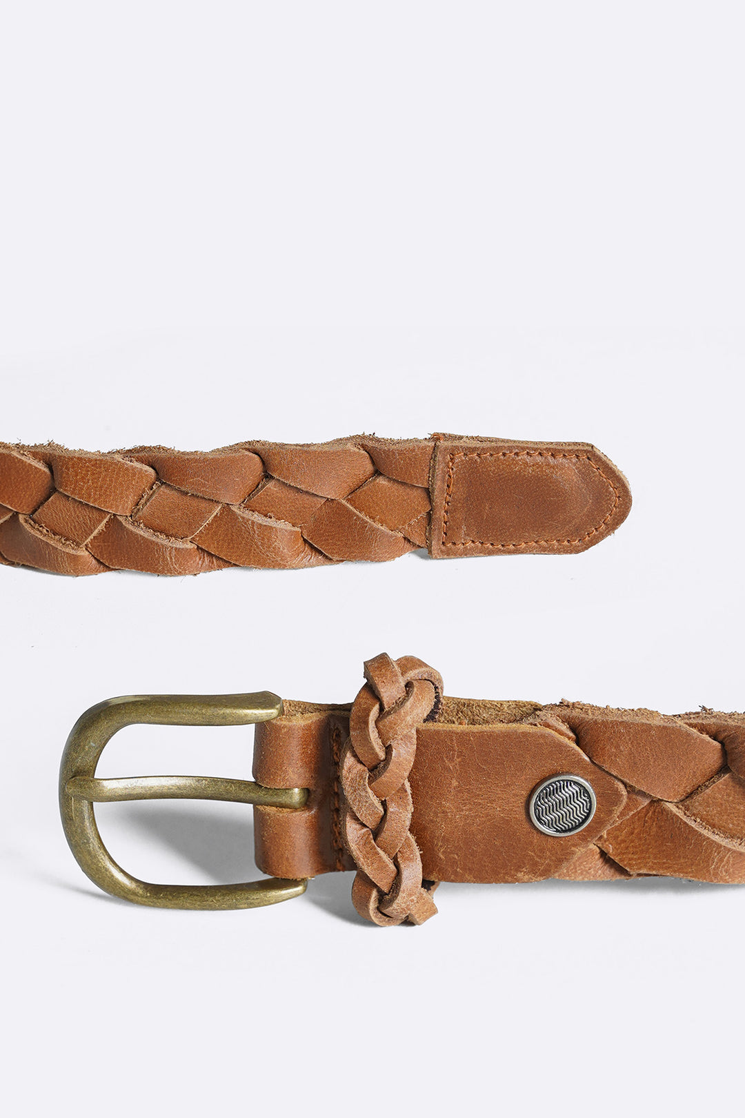 BRAIDED LEATHER BELT
