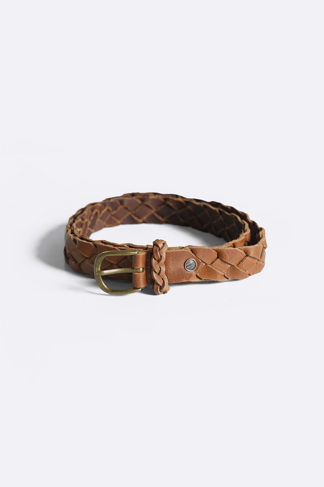 BRAIDED LEATHER BELT