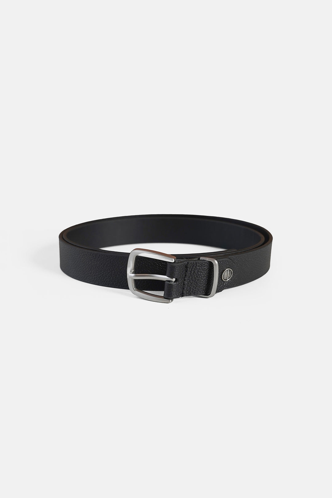 GRAINED LEATHER WESTERN BELT