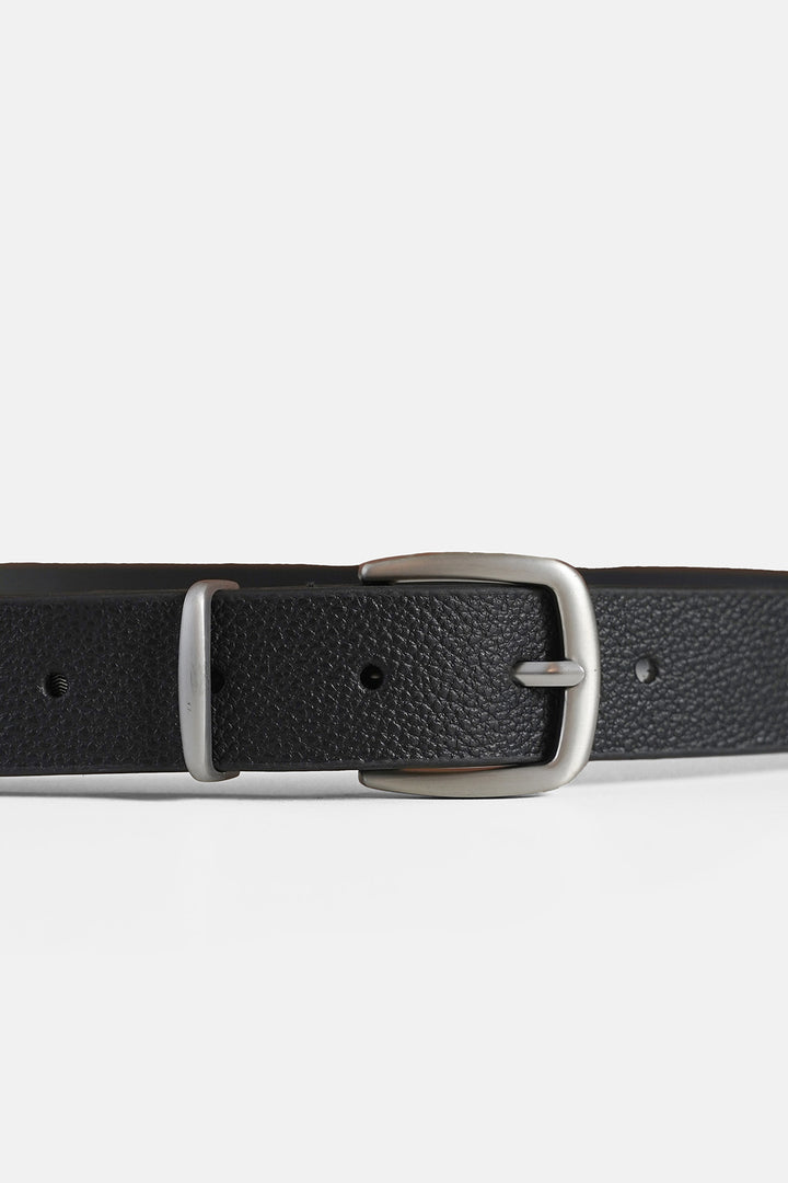 GRAINED LEATHER WESTERN BELT