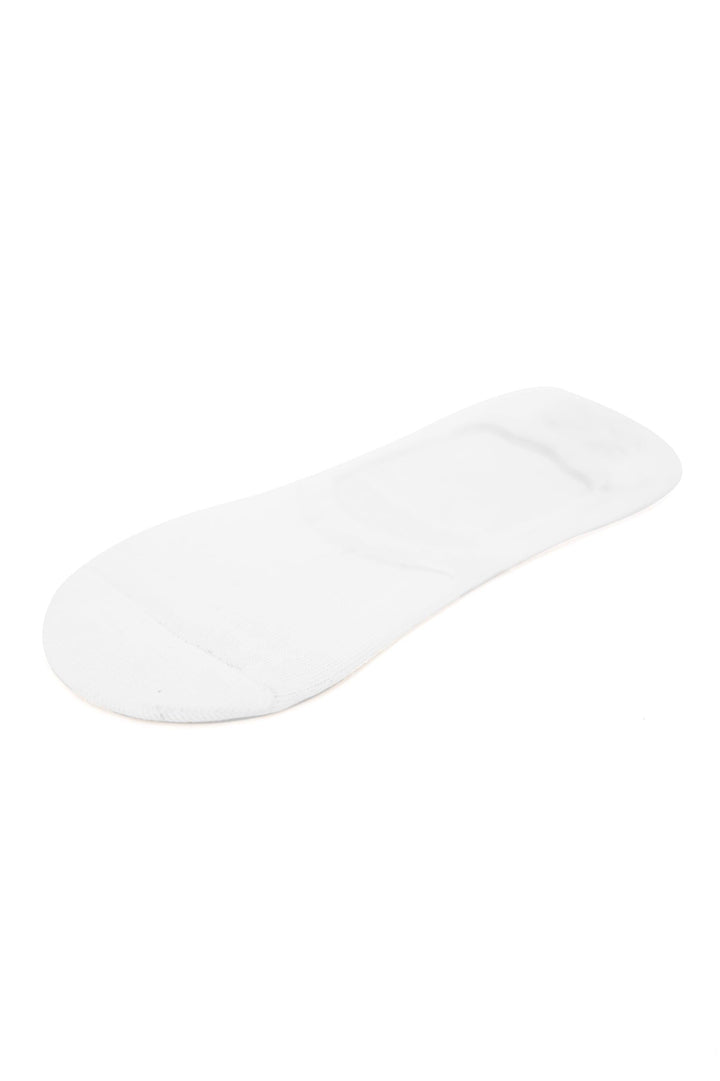 WHITE NO SHOW SOCKS