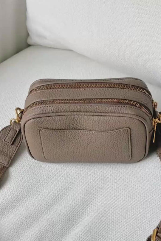 MEZZEH DOUBLE-ZIP CROSSBODY