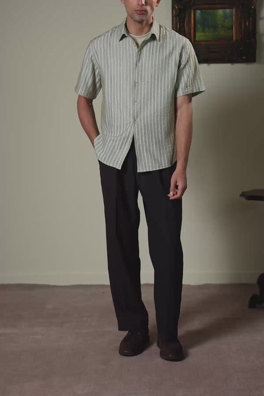 LINEAR JACQUARD SHIRT