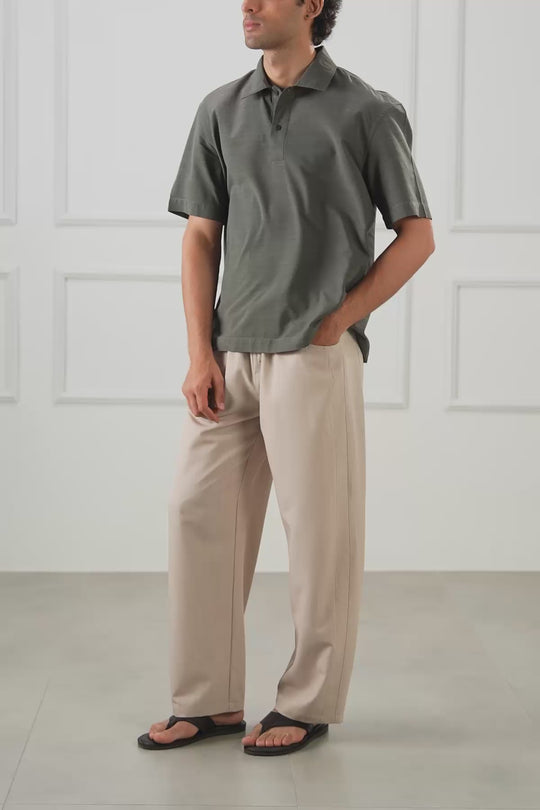 QUARTER PLACKET SHIRT