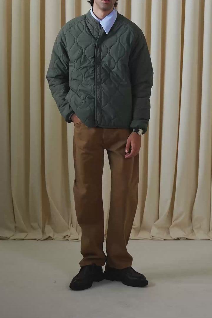 QUILTED MANDARIN JACKET