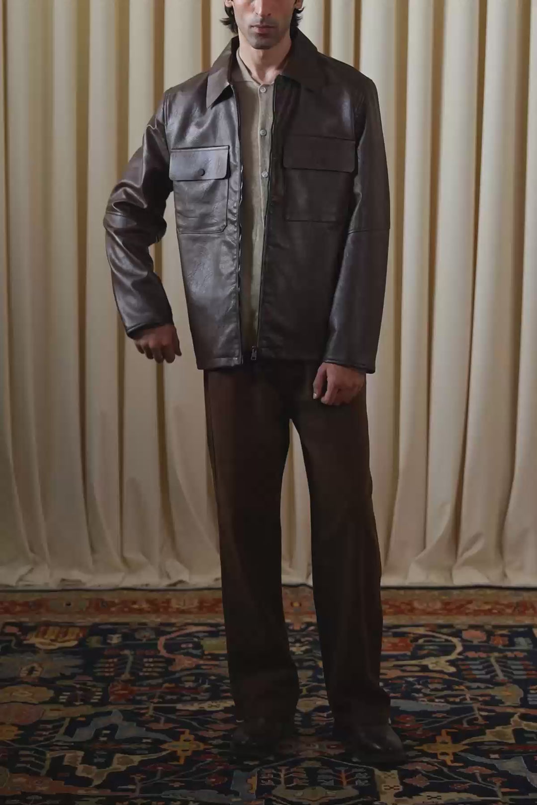 LEATHER EFFECT JACKET