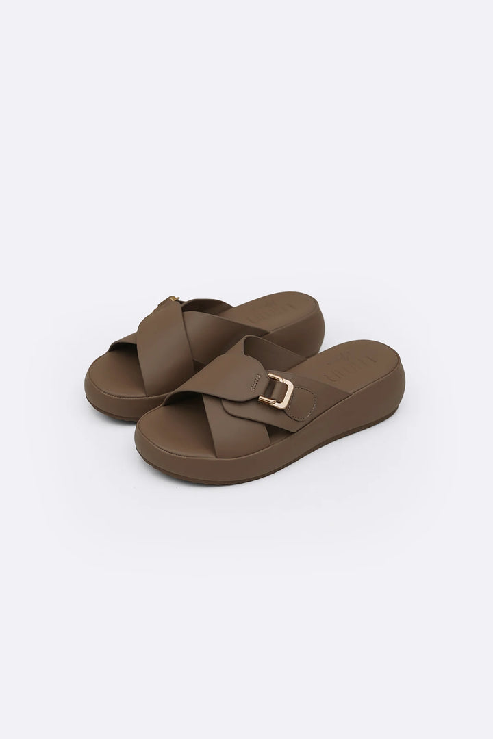 TAUPE CLOUD MAMA SLIDES