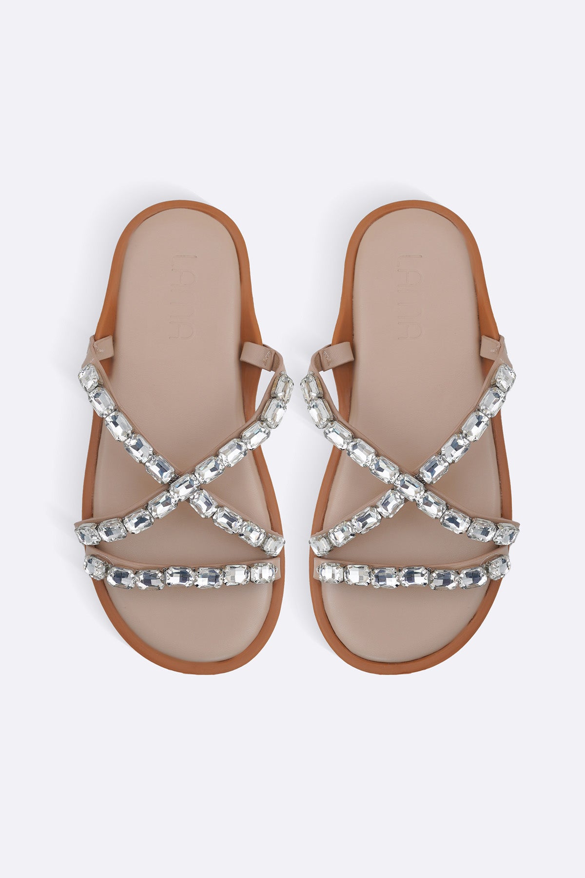 CHAMPAGNE STONE SLIDES – Lama Retail